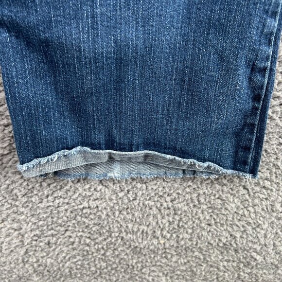 Silver Suki Jeans Womens 32 Raw Hem Blue Stretch Denim * - Picture 3 of 11